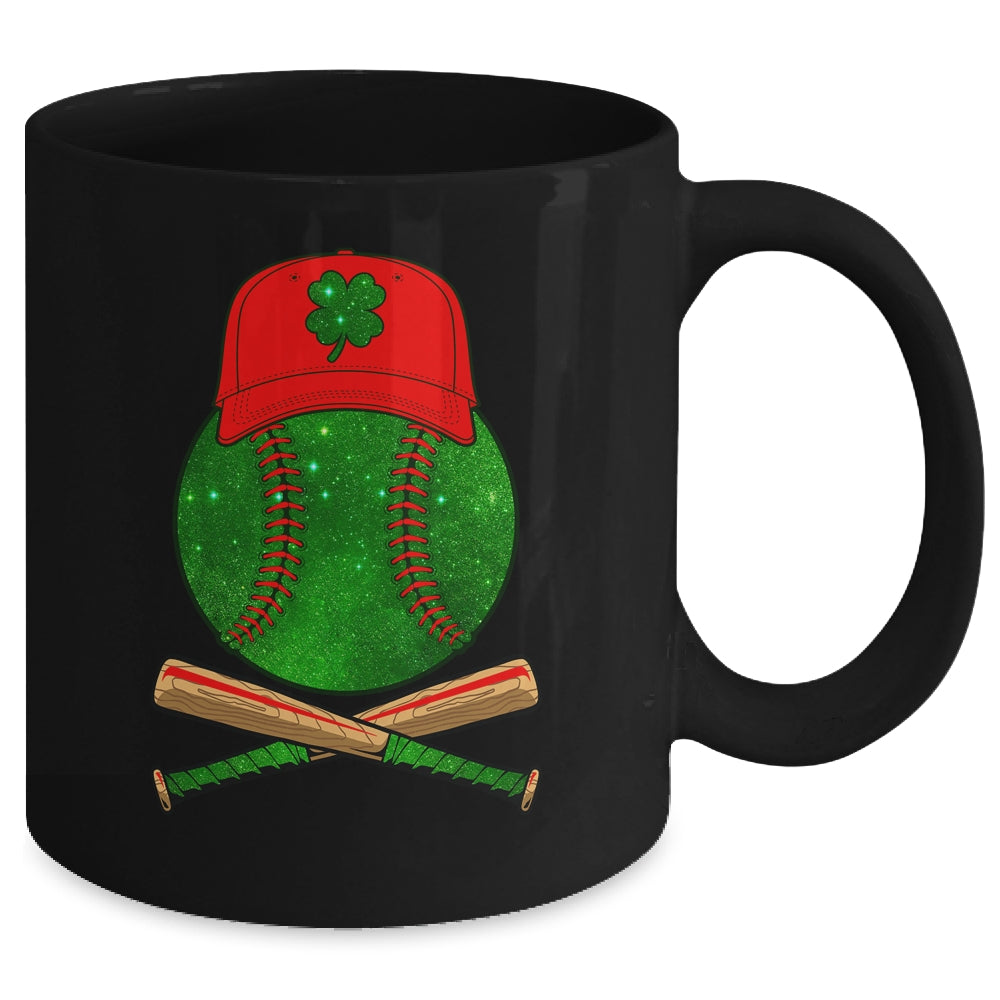 St Patricks Day Shamrock Baseball Irish For Boys Kids Men Mug | siriusteestore