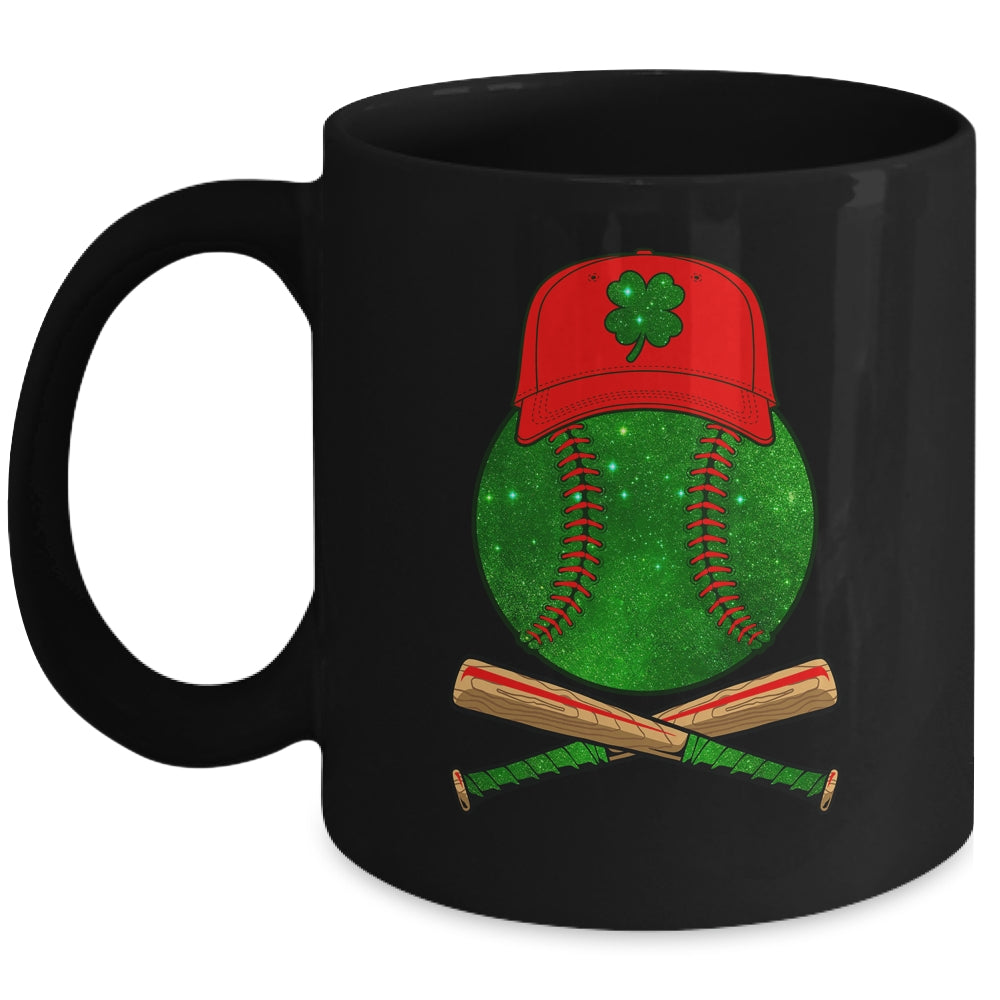 St Patricks Day Shamrock Baseball Irish For Boys Kids Men Mug | siriusteestore