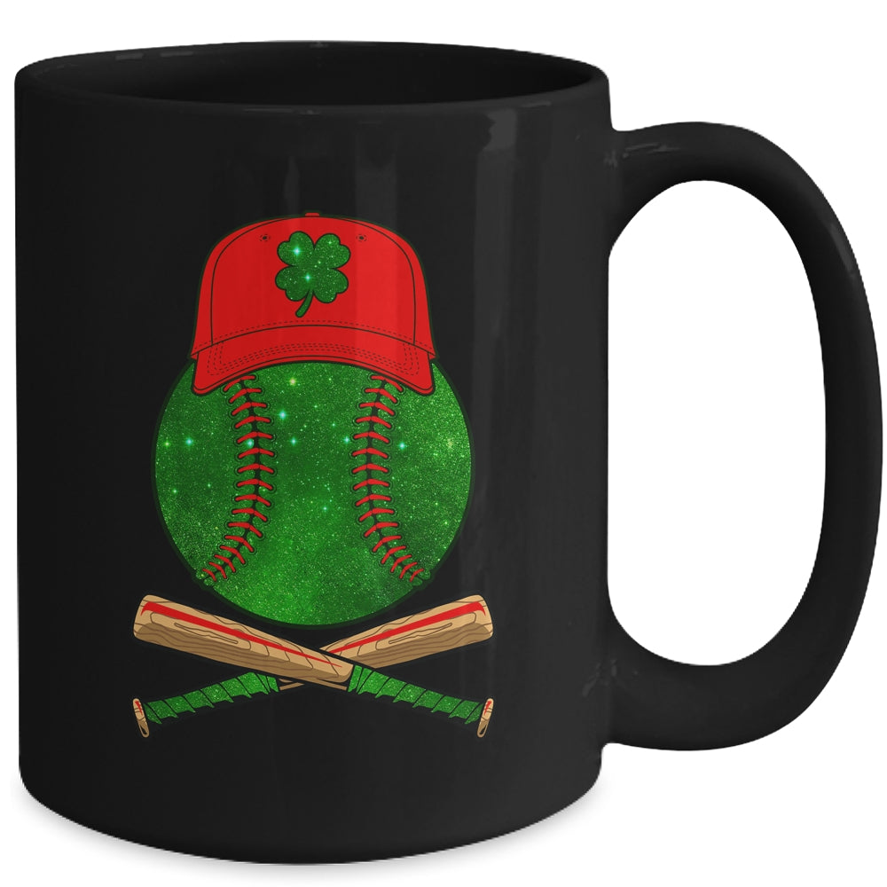 St Patricks Day Shamrock Baseball Irish For Boys Kids Men Mug | siriusteestore