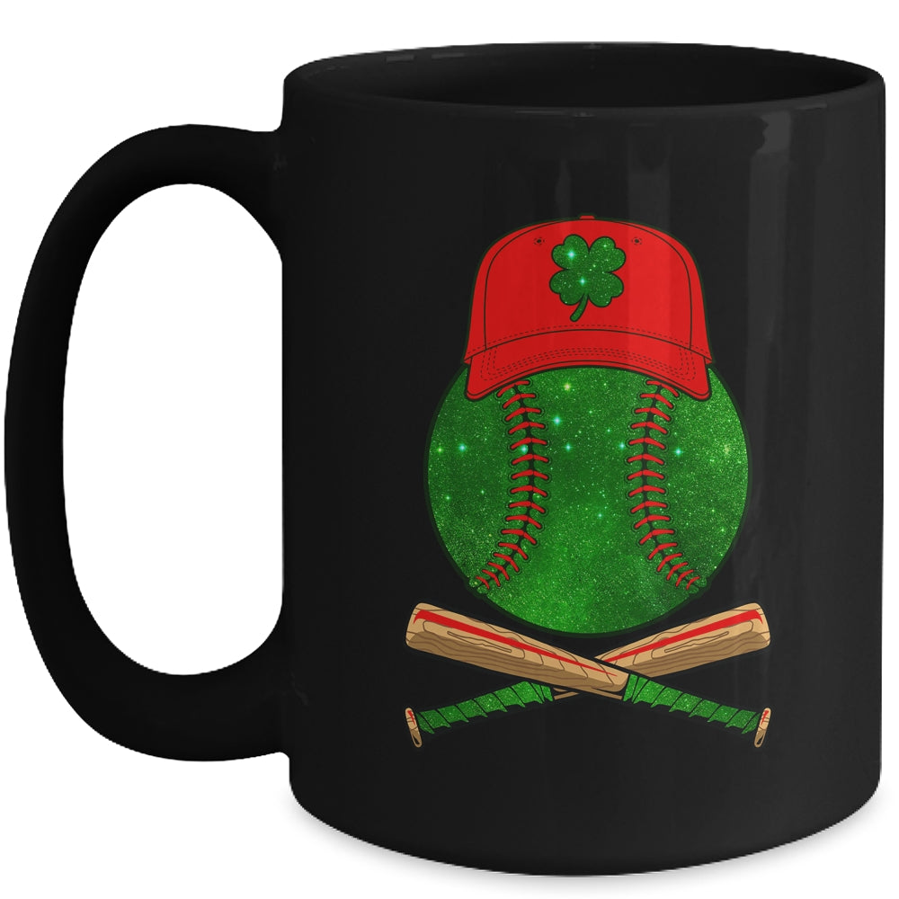 St Patricks Day Shamrock Baseball Irish For Boys Kids Men Mug | siriusteestore