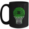 St Patricks Day Shamrock Basketball Irish Boys Girls Men Mug | siriusteestore
