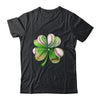 St Patricks Day Shamrock Irish Leopard Print Women Girls Shirt & Tank Top | siriusteestore