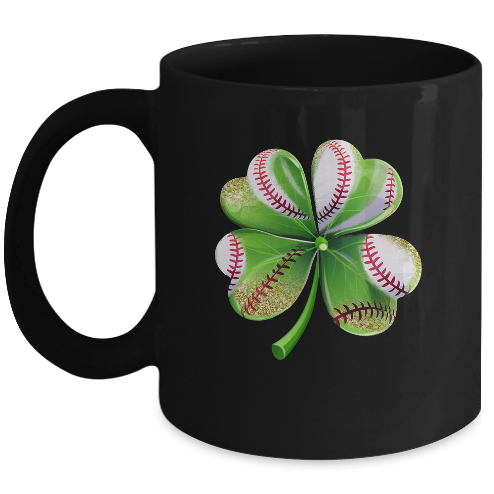 St Patricks Day Shamrock Irish Leopard Print Women Girls Mug | siriusteestore