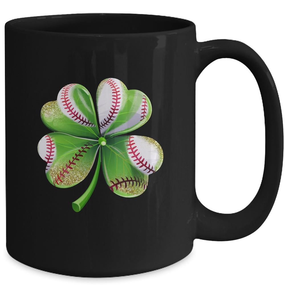 St Patricks Day Shamrock Irish Leopard Print Women Girls Mug | siriusteestore