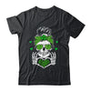 St Patricks Day Skull Messy Bun Saint Patricks Women Girl Shirt & Tank Top | siriusteestore