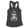 St Patricks Day Skull Messy Bun Saint Patricks Women Girl Shirt & Tank Top | siriusteestore