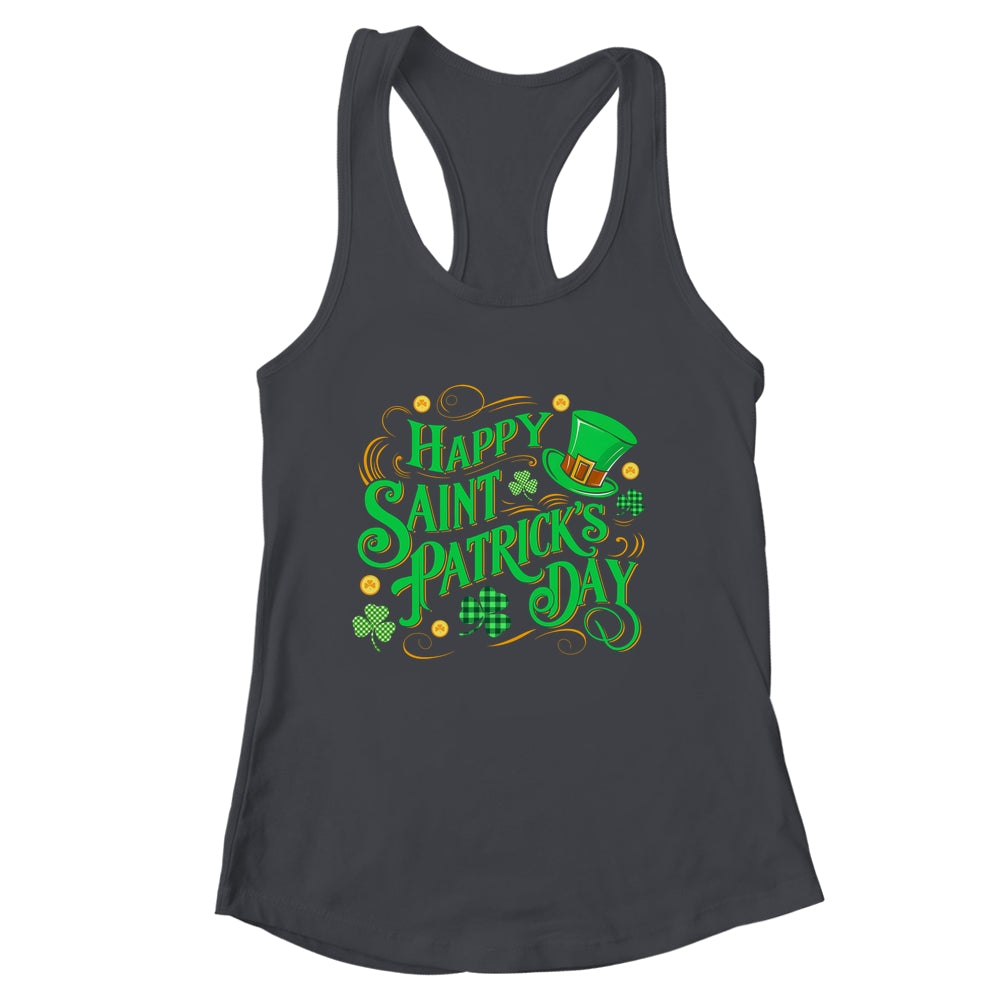 St Patricks Shamrock Happy Saint Patricks Day Men Dad Kids Shirt & Tank Top | siriusteestore