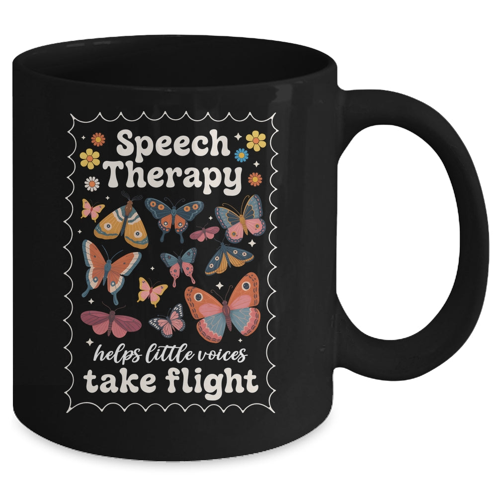 Stamp Speech Therapy Butterfly Speech Language Pathologist Mug | siriusteestore