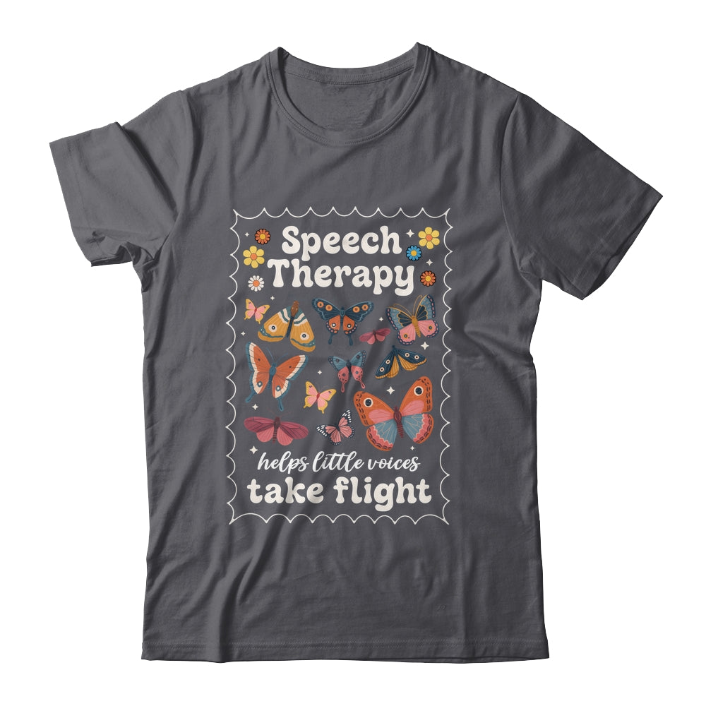 Stamp Speech Therapy Butterfly Speech Language Pathologist Shirt & Hoodie | siriusteestore