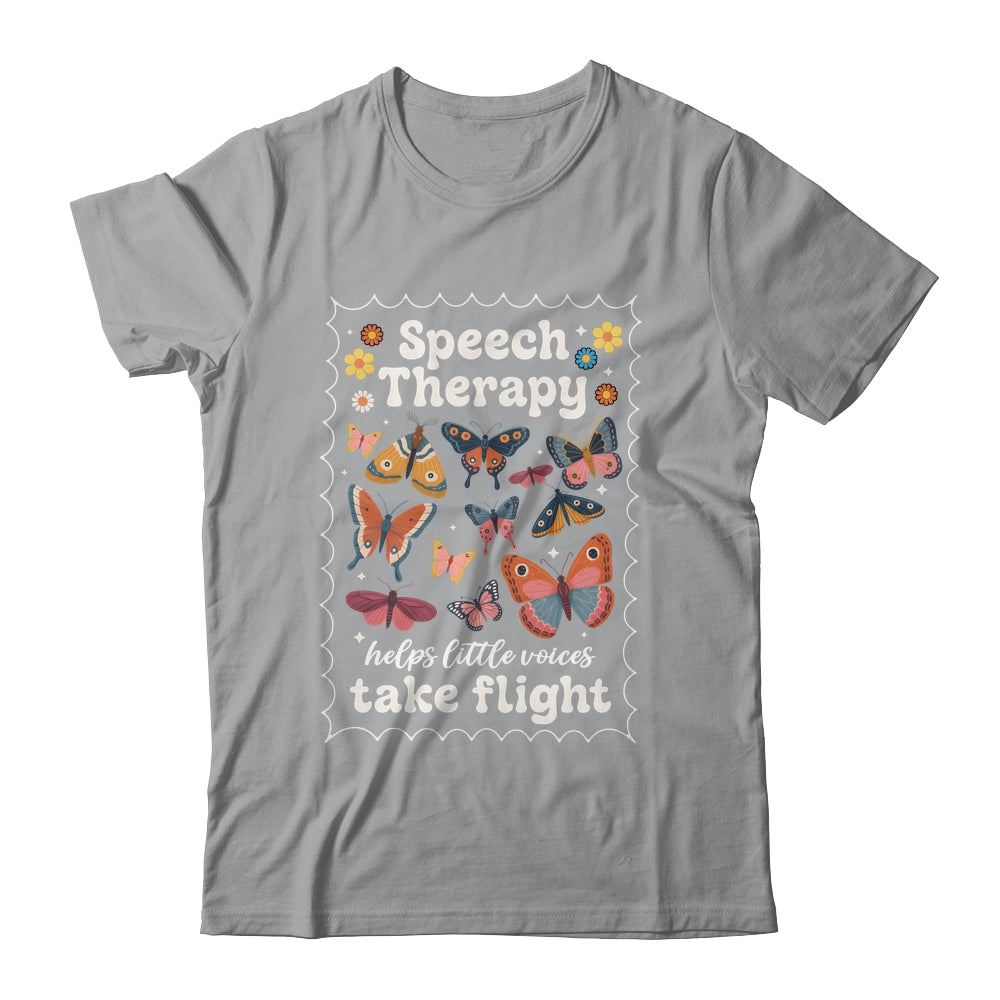 Stamp Speech Therapy Butterfly Speech Language Pathologist Shirt & Hoodie | siriusteestore