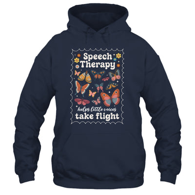 Stamp Speech Therapy Butterfly Speech Language Pathologist Shirt & Hoodie | siriusteestore