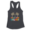 Start Your Engines Groovy Checkered Flag Retro Racing Race Shirt & Tank Top | siriusteestore