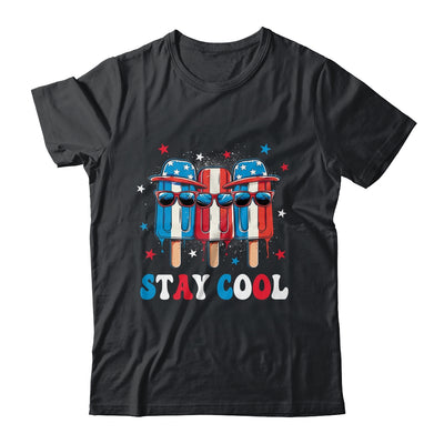 Stay Cool 4th July Boys Men Popsicle USA Flag American Shirt & Tank Top | siriusteestore
