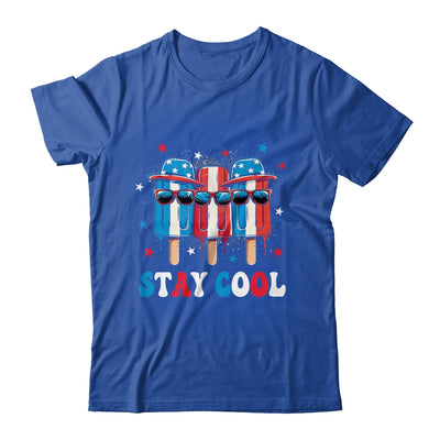 Stay Cool 4th July Boys Men Popsicle USA Flag American Shirt & Tank Top | siriusteestore