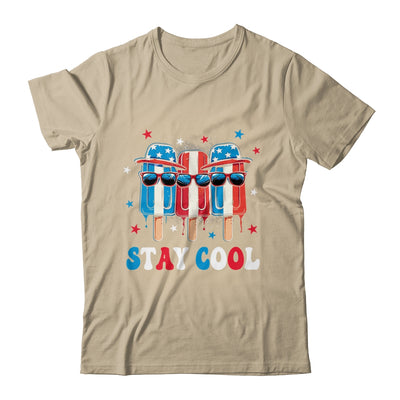 Stay Cool 4th July Boys Men Popsicle USA Flag American Shirt & Tank Top | siriusteestore