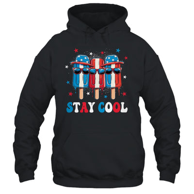 Stay Cool 4th July Boys Men Popsicle USA Flag American Shirt & Tank Top | siriusteestore