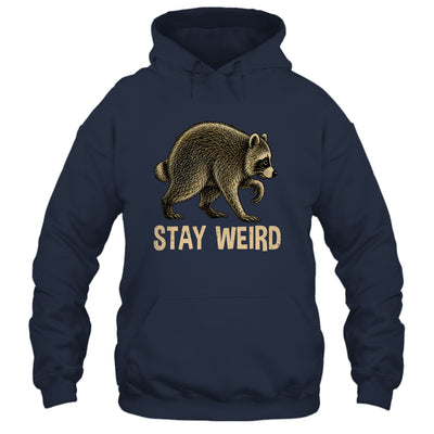 Stay Weird Funny Raccoon Quirky Animal Lover Shirt & Tank Top | siriusteestore