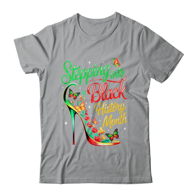Stepping Into Black History Month High Heels Womens Girls Shirt & Hoodie | siriusteestore