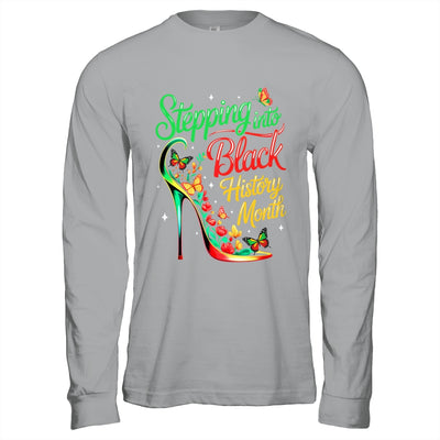 Stepping Into Black History Month High Heels Womens Girls Shirt & Hoodie | siriusteestore