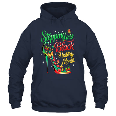 Stepping Into Black History Month High Heels Womens Girls Shirt & Hoodie | siriusteestore