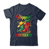 Stepping Into Juneteenth Afro Woman Black Girls Women Shirt & Tank Top | siriusteestore