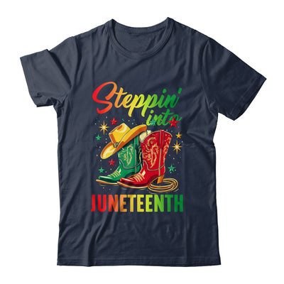 Stepping Into Juneteenth Afro Woman Black Girls Women Shirt & Tank Top | siriusteestore