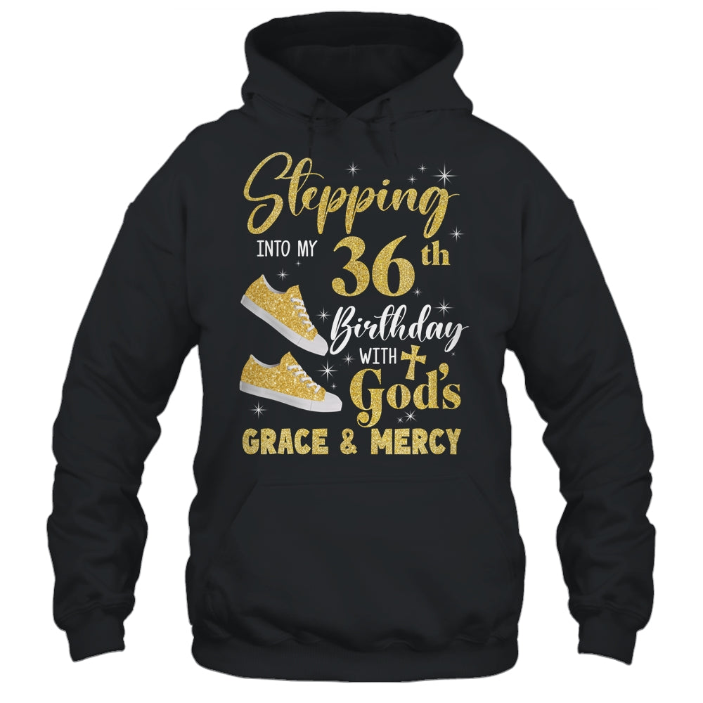Stepping Into My 36th Birthday With Gods Grace And Mercy Women Shirt & Tank Top | siriusteestore