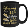 Stepping Into My 44th Birthday With Gods Grace And Mercy Women Mug | siriusteestore