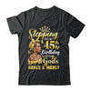 Stepping Into My 45th Birthday Afro Woman Religious Birthday Shirt & Tank Top | siriusteestore