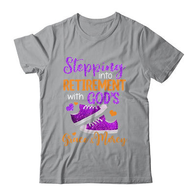 Stepping Into My Retirement With God's Grace And Mercy Shirt & Tank Top | siriusteestore