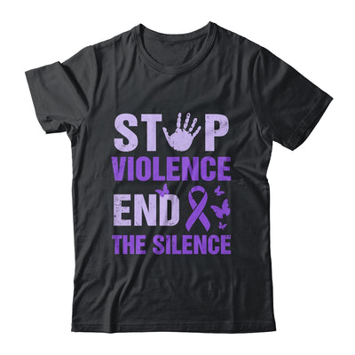 Stop Violence End The Silence Domestic Violence Awareness Shirt & Hoodie | siriusteestore