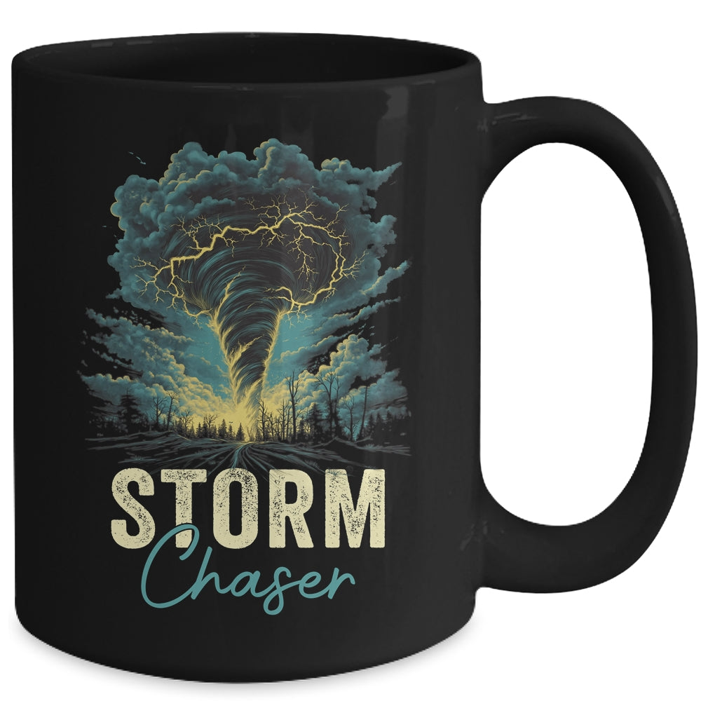 Storm Chasing Tornado Chaser Meteorologist Meteorology Men Mug | siriusteestore