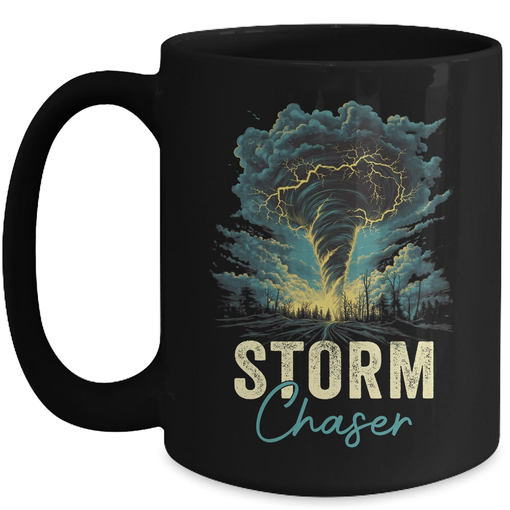 Storm Chasing Tornado Chaser Meteorologist Meteorology Men Mug | siriusteestore
