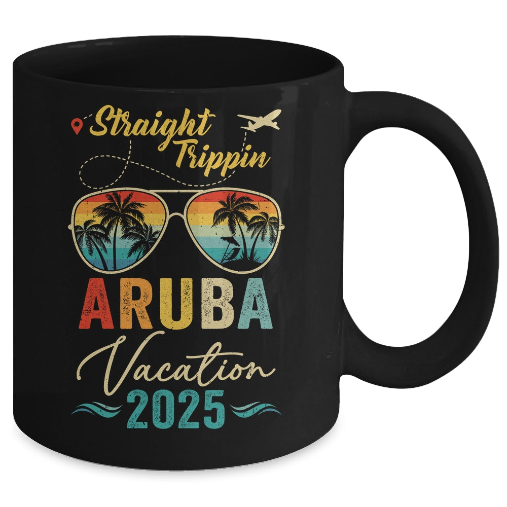 Straight Trippin Aruba 2025 Family Summer Vacation Mug | siriusteestore