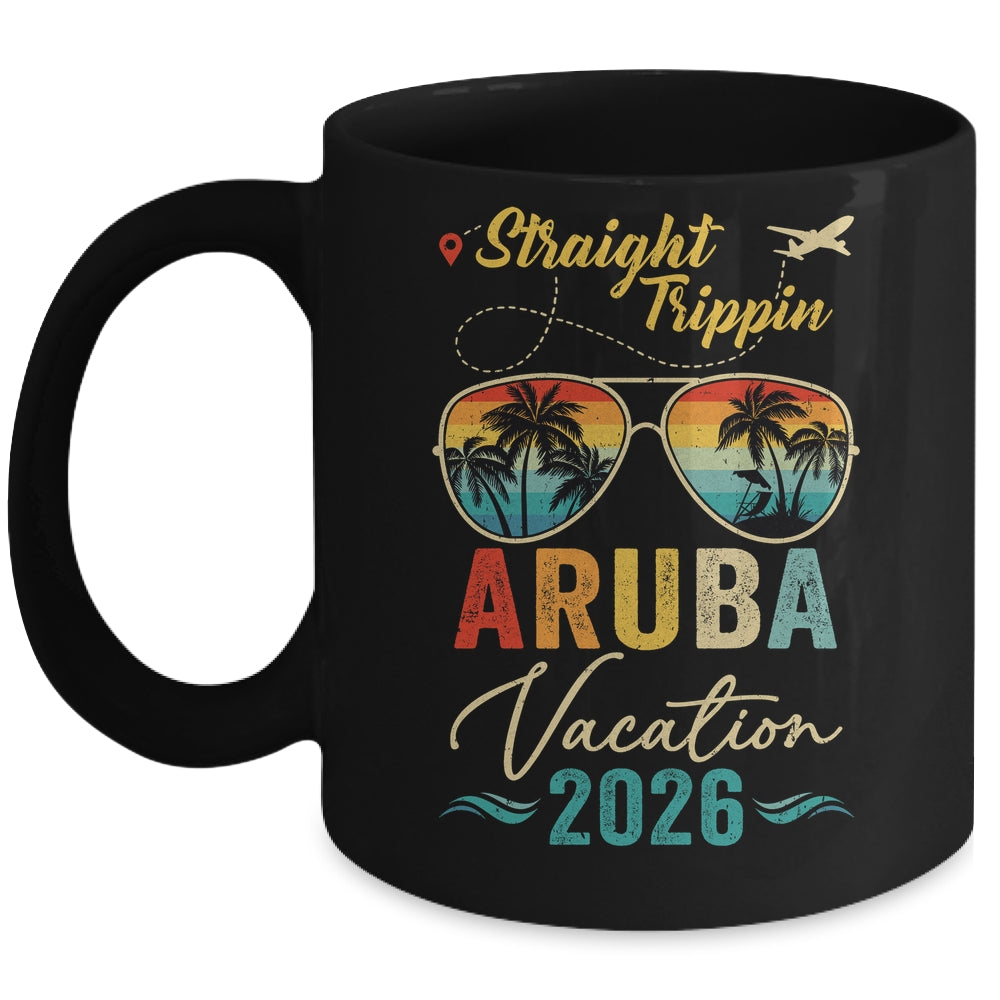Straight Trippin Aruba 2026 Family Summer Vacation Mug | siriusteestore