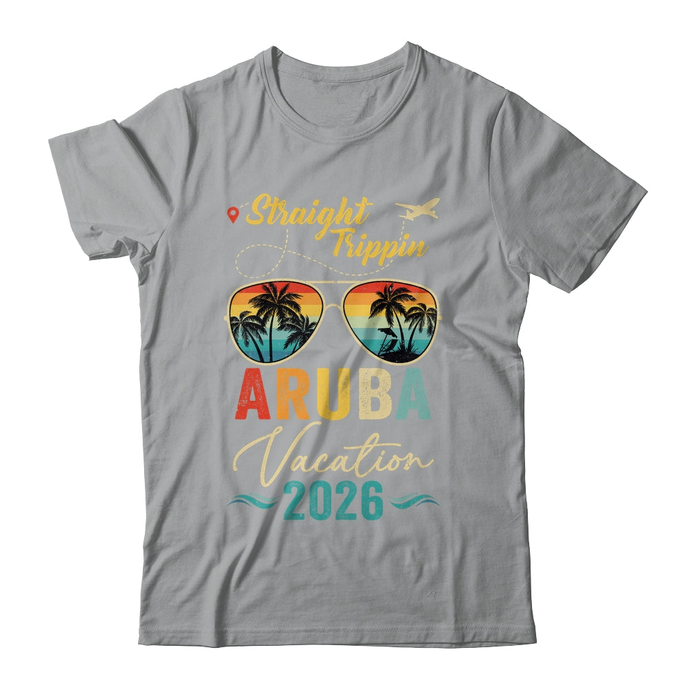 Straight Trippin Aruba 2026 Family Summer Vacation Shirt & Tank Top | siriusteestore