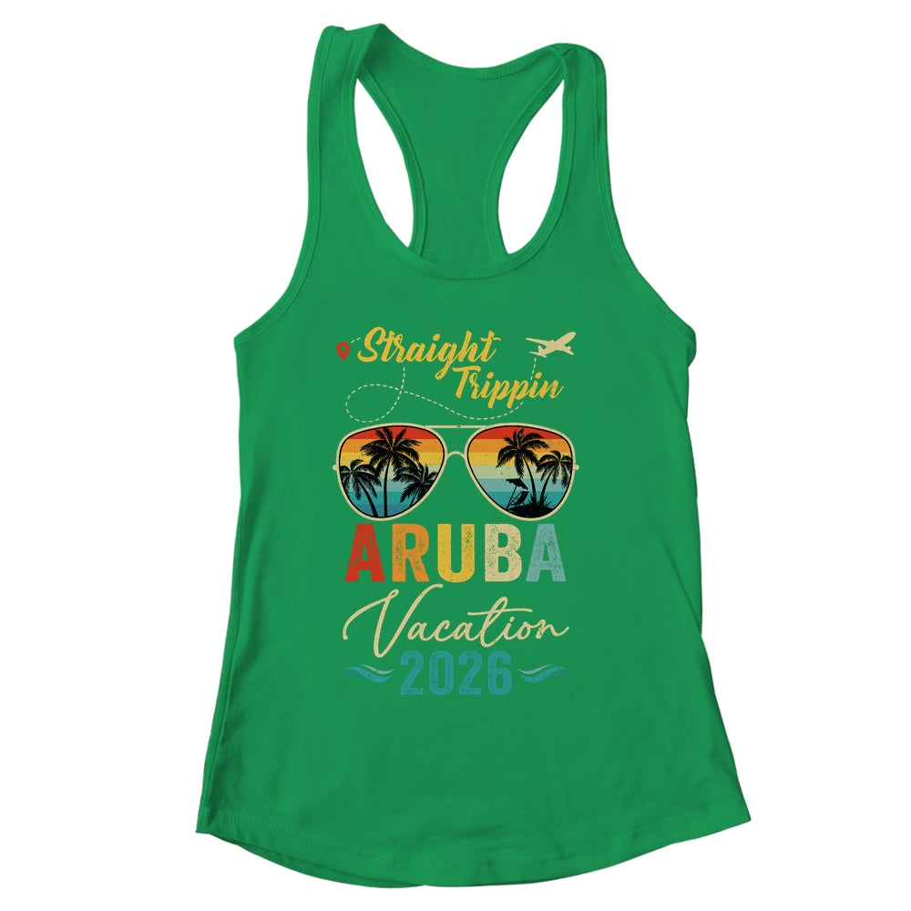 Straight Trippin Aruba 2026 Family Summer Vacation Shirt & Tank Top | siriusteestore