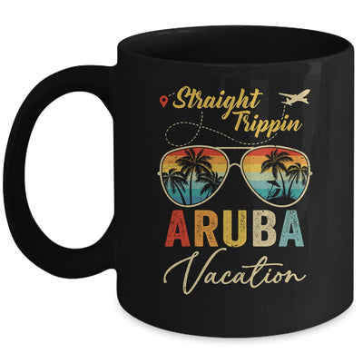 Straight Trippin Aruba Vacation 2024 Family Summer Mug | siriusteestore