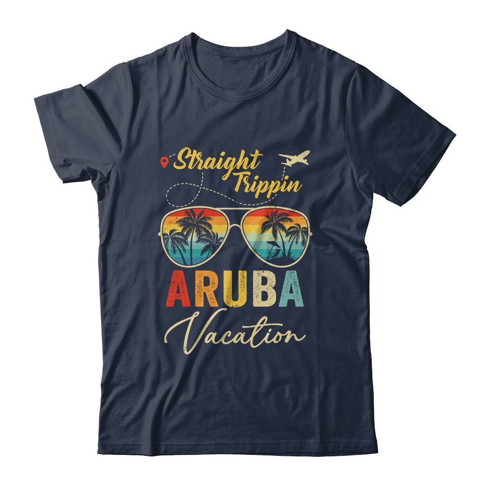 Straight Trippin Aruba Vacation 2024 Family Summer Shirt & Tank Top | siriusteestore