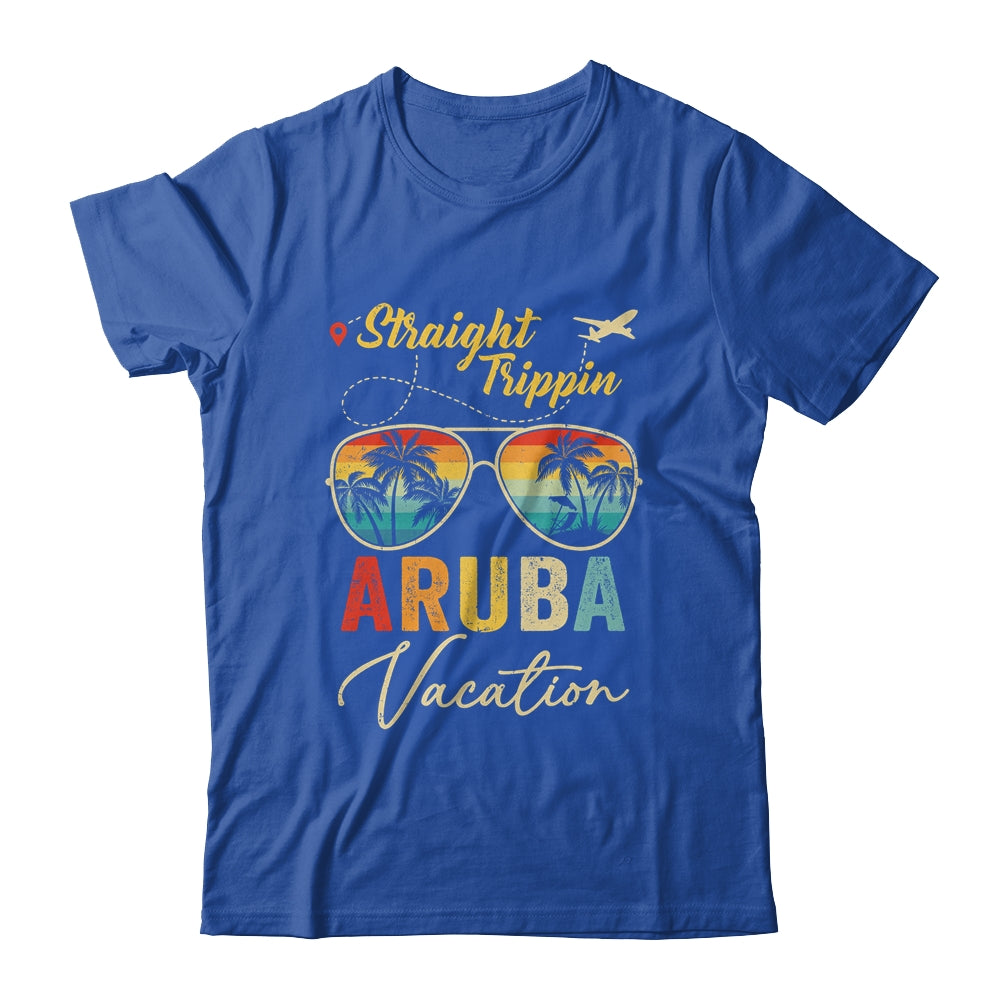 Straight Trippin Aruba Vacation 2024 Family Summer Shirt & Tank Top | siriusteestore