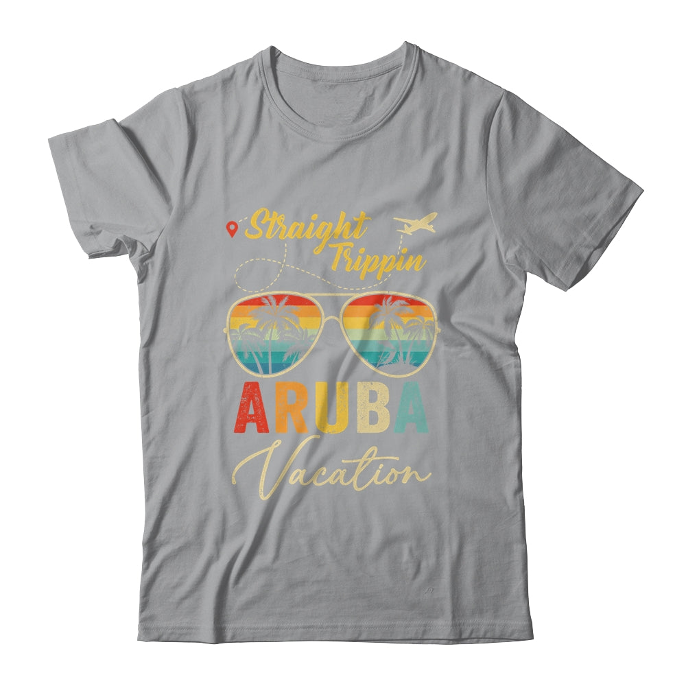 Straight Trippin Aruba Vacation 2024 Family Summer Shirt & Tank Top | siriusteestore