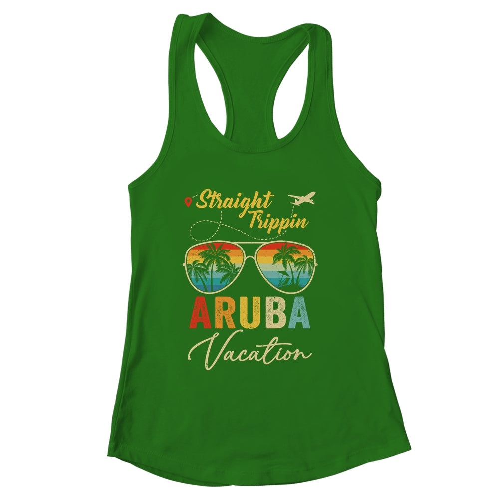 Straight Trippin Aruba Vacation 2024 Family Summer Shirt & Tank Top | siriusteestore