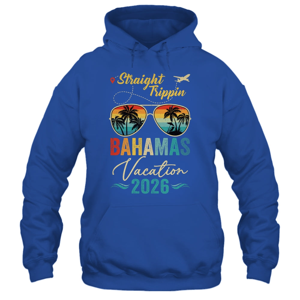 Straight Trippin Bahamas 2026 Family Summer Vacation Shirt & Tank Top | siriusteestore