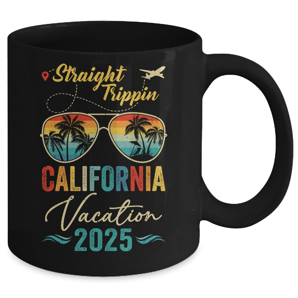 Straight Trippin California 2025 Family Summer Vacation Mug | siriusteestore