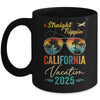 Straight Trippin California 2025 Family Summer Vacation Mug | siriusteestore