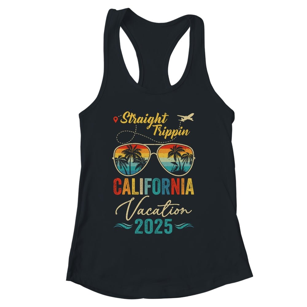 Straight Trippin California 2025 Family Summer Vacation Shirt & Tank Top | siriusteestore
