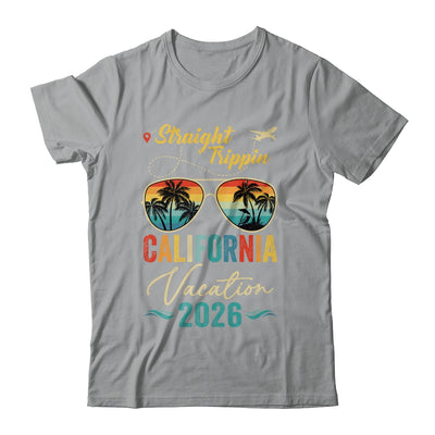 Straight Trippin California 2026 Family Summer Vacation Shirt & Tank Top | siriusteestore