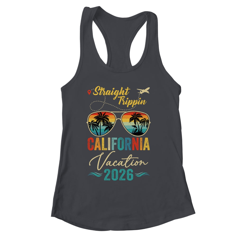 Straight Trippin California 2026 Family Summer Vacation Shirt & Tank Top | siriusteestore