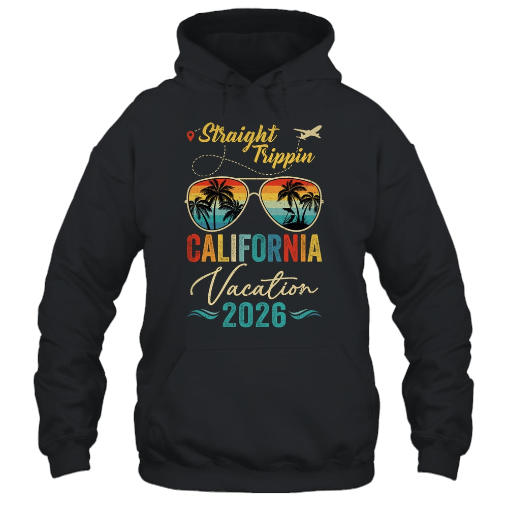 Straight Trippin California 2026 Family Summer Vacation Shirt & Tank Top | siriusteestore