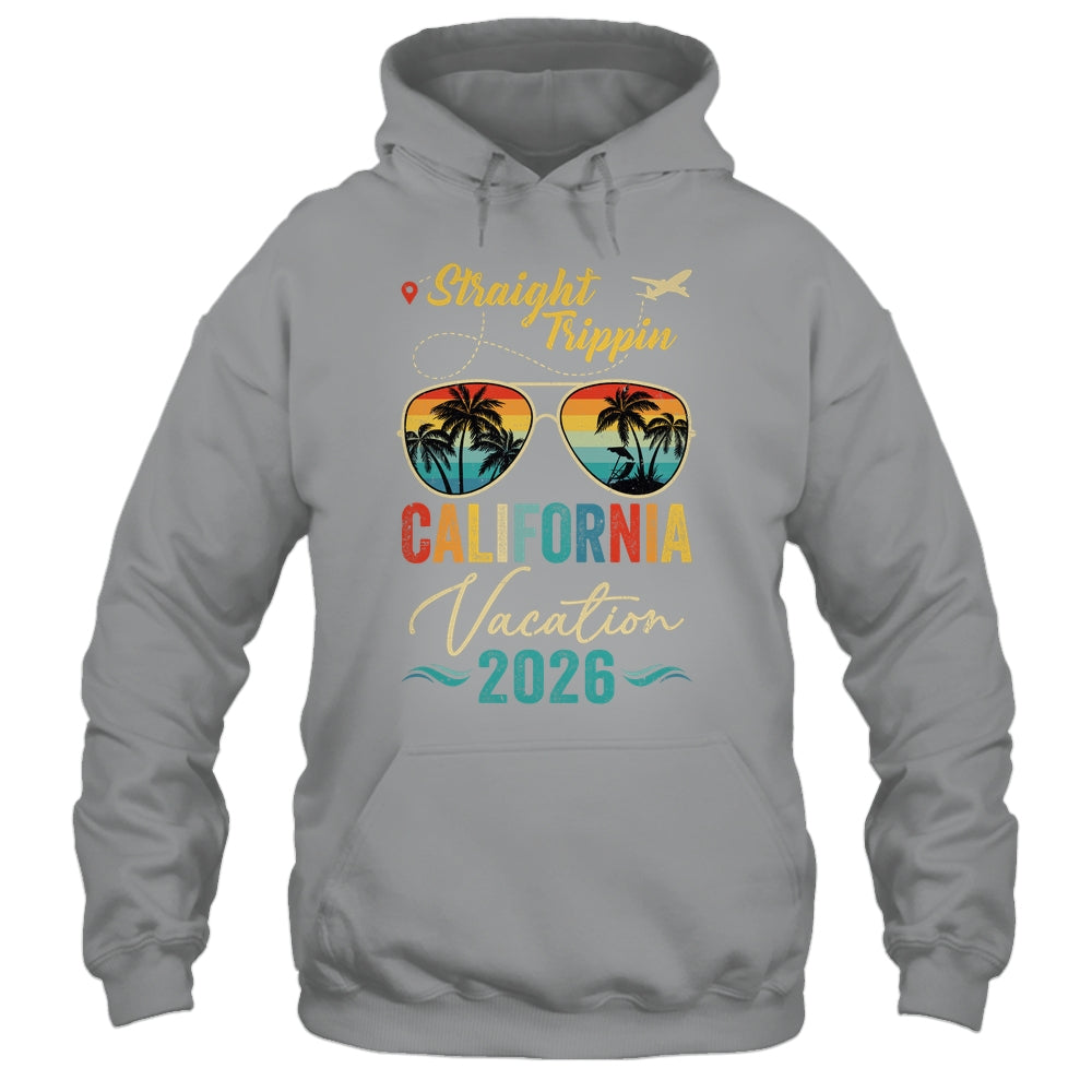 Straight Trippin California 2026 Family Summer Vacation Shirt & Tank Top | siriusteestore
